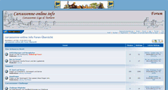 Desktop Screenshot of forum.carcassonne-online.info