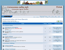 Tablet Screenshot of forum.carcassonne-online.info